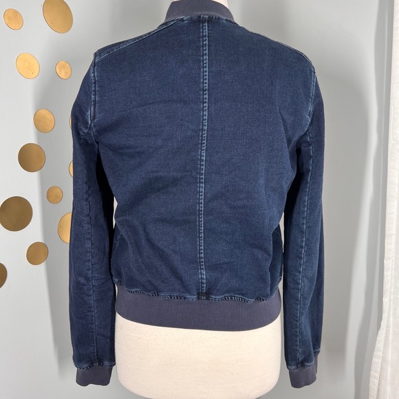 Calvin Klein Jeans Blue Bomber Jacket - Picture 6 of 8